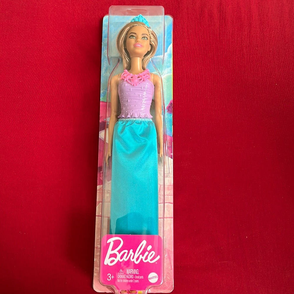 barbie dreamtopia blue skirt tiara new in box